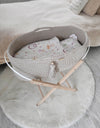 Moseskori Jalustalla - Puuvilla - Light Beige