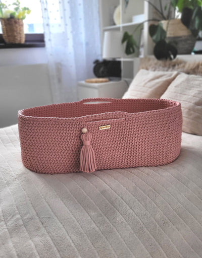Moseskori Jalustalla - Puuvilla - Blush