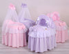 My Sweet Baby - Punosnukke-kehto Moses-kori verhoilla Little Princess liila