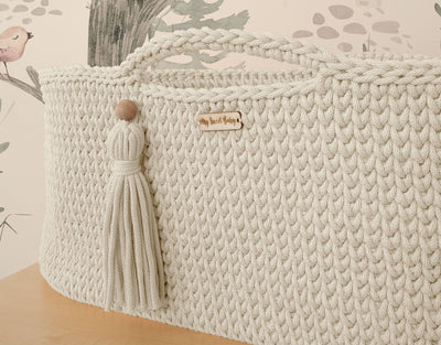 Moseskori - Puuvilla - Cream