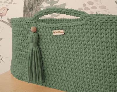 Moseskori - Puuvilla - Pistachio