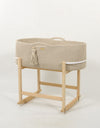 My Sweet Baby - Boho käsintehty Moses-kori kehdolla - vaalea beige
