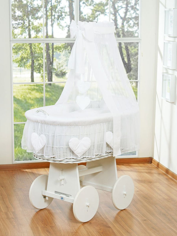 My Sweet Baby - Amelie korikehto verholla - valkoinen + valkoiset vuodevaatteet