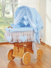 My Sweet Baby - Amelie Moses-kori korihupulla - luonnollinen + sininen vuodevaatesetti
