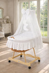 My Sweet Baby - Punoskehto verholla Good night - luonnollinen + valkoinen vuodevaatteet