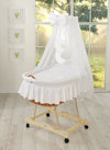 My Sweet Baby - Punoskehto verholla Good night - luonnollinen + valkoinen vuodevaatteet