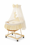 My Sweet Baby - Punoskehto verhokatoksella Good Night - luonnollinen + kermanvärinen vuodevaatteet