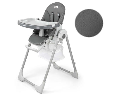 Harmaa syöttötuoli Bueno Grey.