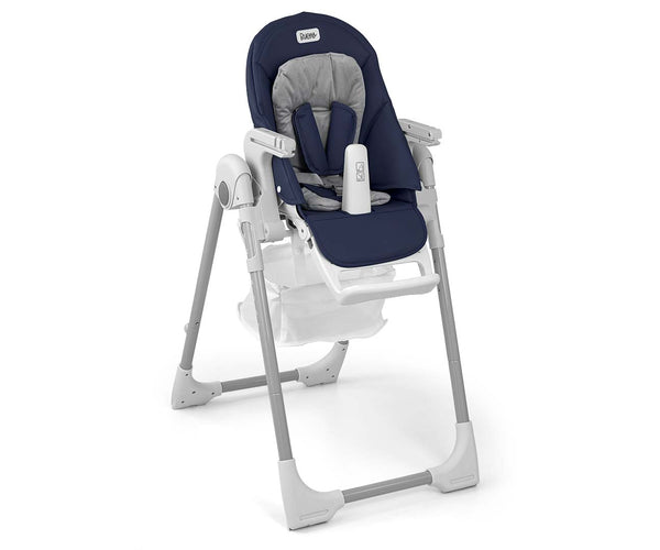 Säädettävä syöttötuoli, tummansininen muovi