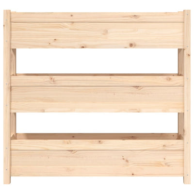 Kukkalaatikko 112x25x104,5 cm täysi mänty - Vuodevaatteet