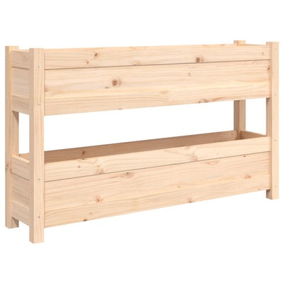Kukkalaatikko 112x25x66 cm täysi mänty - Vuodevaatteet