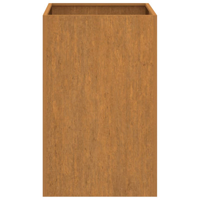 Kukkalaatikko 42x38x75 cm Corten teräs - Vuodevaatteet