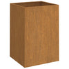 Kukkalaatikko 52x48x75 cm Corten teräs - Vuodevaatteet