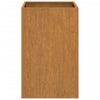 Kukkalaatikko 52x48x75 cm Corten teräs - Vuodevaatteet