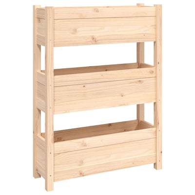 Kukkalaatikko 77x25x104,5 cm täysi mänty - Vuodevaatteet