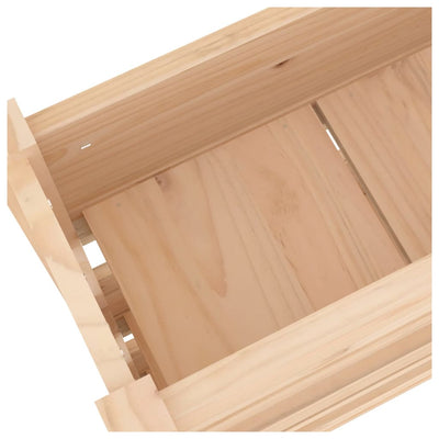 Kukkalaatikko 77x25x104,5 cm täysi mänty - Vuodevaatteet