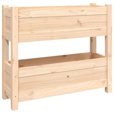 Kukkalaatikko 77x25x66 cm täysi mänty - Vuodevaatteet