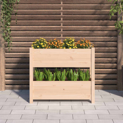 Kukkalaatikko 77x25x66 cm täysi mänty - Vuodevaatteet