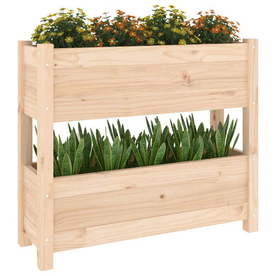 Kukkalaatikko 77x25x66 cm täysi mänty - Vuodevaatteet