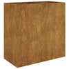 Kukkalaatikko 80x40x80 cm Corten teräs - Vuodevaatteet