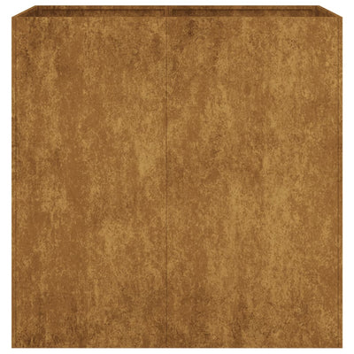 Kukkalaatikko 80x40x80 cm Corten teräs - Vuodevaatteet