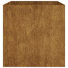 Kukkalaatikko 80x80x80 cm Corten teräs - Vuodevaatteet