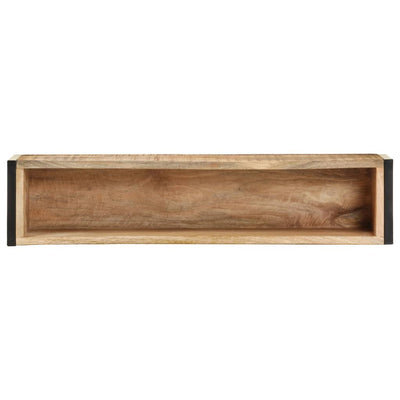 Kukkalaatikko 90x20x68 cm karkea mangopuu - Vuodevaatteet