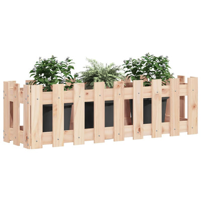 Kukkalaatikko aitamuotoilu 100x30x30 cm täysi mänty - Vuodevaatteet