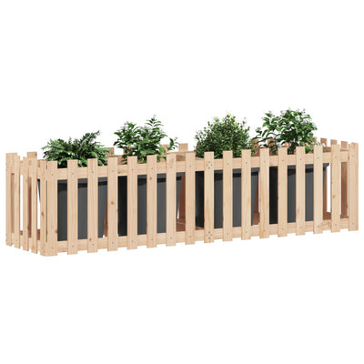 Kukkalaatikko aitamuotoilu 200x50x50 cm täysi mänty - Vuodevaatteet