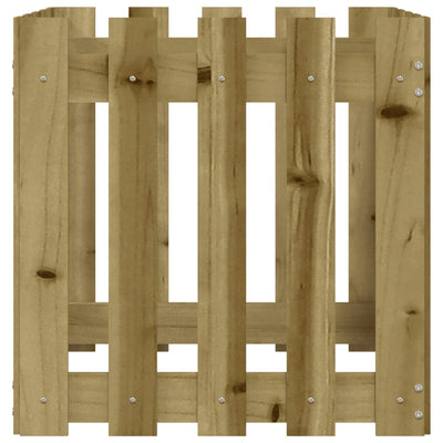 Kukkalaatikko aitamuotoilu 50x50x50 cm kyllästetty mänty - Vuodevaatteet