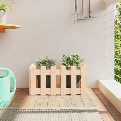 Kukkalaatikko aitamuotoilu 60x30x30 cm täysi mänty - Vuodevaatteet
