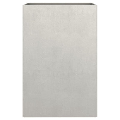 Kukkalaatikko hopea 52x48x75 cm ruostumaton teräs - Vuodevaatteet