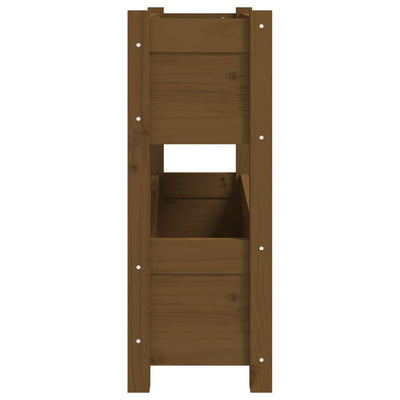 Kukkalaatikko hunajanruskea 77x25x66 cm täysi mänty - Vuodevaatteet