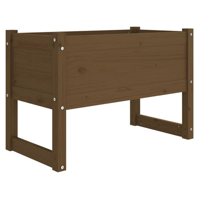 Kukkalaatikko hunajanruskea 78x40x52 cm täysi mänty - Vuodevaatteet