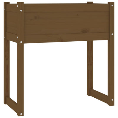 Kukkalaatikko hunajanruskea 78x40x81 cm täysi mänty - Vuodevaatteet