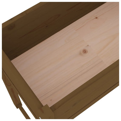Kukkalaatikko hunajanruskea 78x40x81 cm täysi mänty - Vuodevaatteet