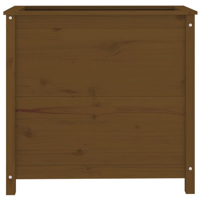 Kukkalaatikko hunajanruskea 82,5x40x78 cm täysi mänty - Vuodevaatteet