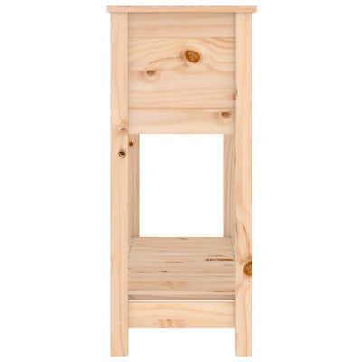 Kukkalaatikko hyllyllä 111,5x34,5x81 cm täysi mänty - Vuodevaatteet