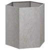 Kukkalaatikko ruoste 40x40x45 cm Corten teräs - Vuodevaatteet