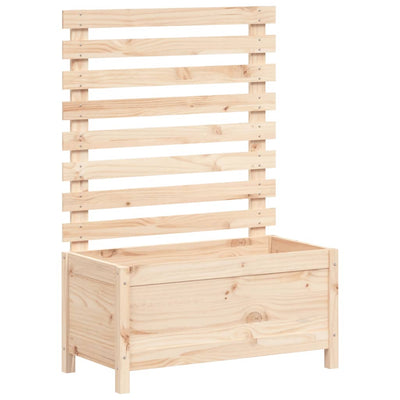 Kukkalaatikko telineellä 79x39,5x114 cm täysi mänty - Vuodevaatteet