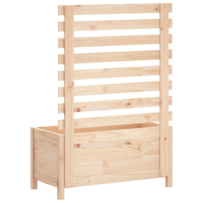 Kukkalaatikko telineellä 79x39,5x114 cm täysi mänty - Vuodevaatteet