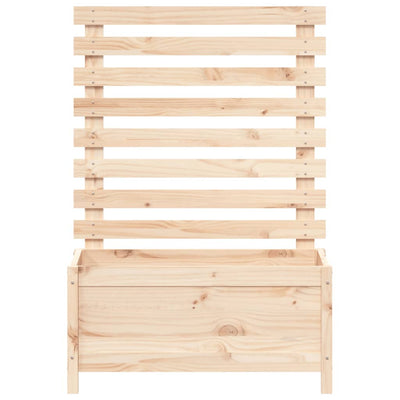 Kukkalaatikko telineellä 79x39,5x114 cm täysi mänty - Vuodevaatteet