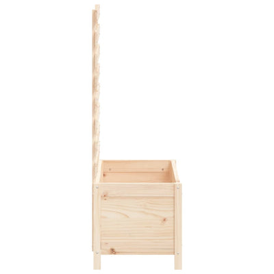 Kukkalaatikko telineellä 79x39,5x114 cm täysi mänty - Vuodevaatteet