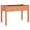 Kukkalaatikko vuorauksella ruskea 118x59x76 cm täysi kuusi - Vuodevaatteet