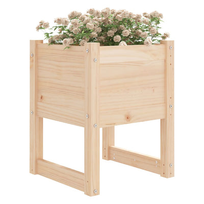 Kukkalaatikot 2 kpl 40x40x52,5 cm täysi mänty - Vuodevaatteet