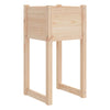 Kukkalaatikot 2 kpl 40x40x81 cm täysi mänty - Vuodevaatteet