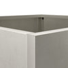 Kukkalaatikot 2 kpl hopea 42x40x39 cm ruostumaton teräs - Vuodevaatteet