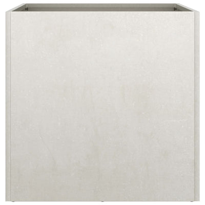 Kukkalaatikot 2 kpl hopea 49x47x46 cm ruostumaton teräs - Vuodevaatteet