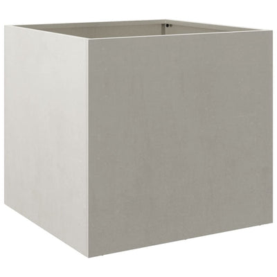 Kukkalaatikot 2 kpl hopea 49x47x46 cm ruostumaton teräs - Vuodevaatteet