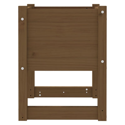 Kukkalaatikot 2 kpl hunajanruskea 40x40x52,5 cm täysi mänty - Vuodevaatteet